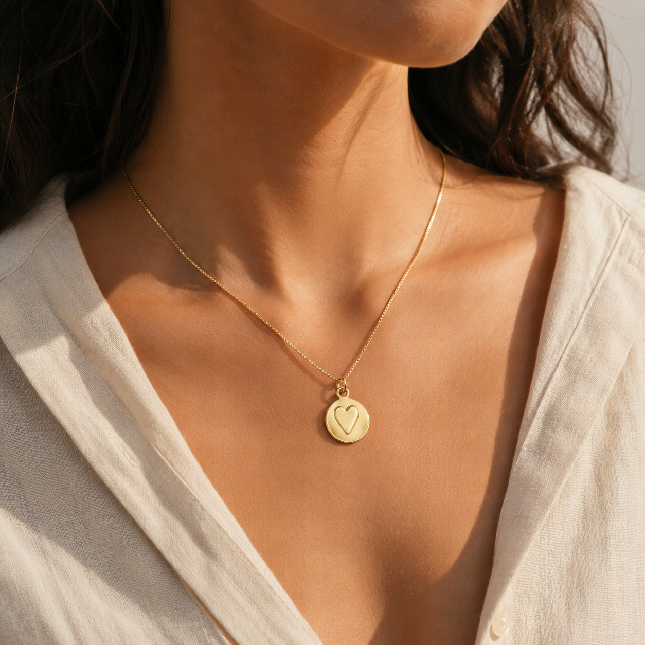 Heart Stamp Necklace