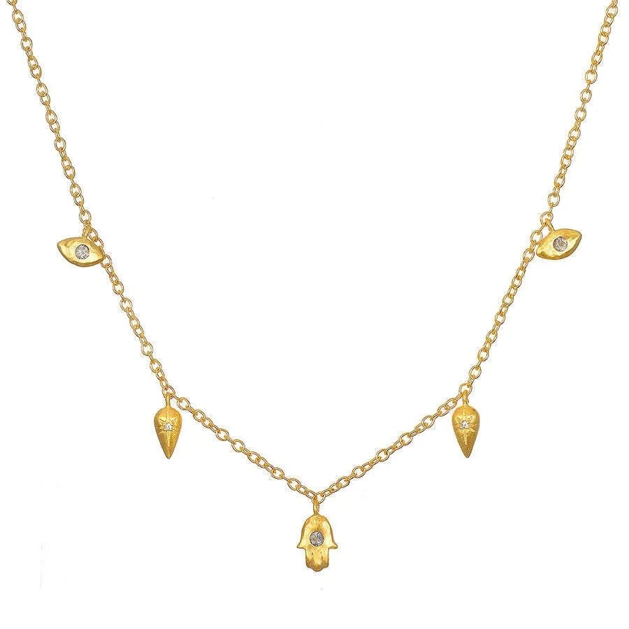 Dainty Jewel Necklace