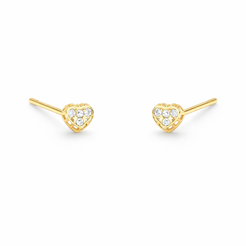 CK Diamond Heart Earring
