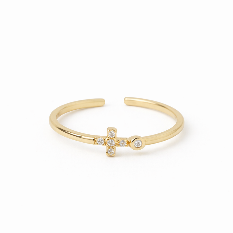 Faith Cross Ring