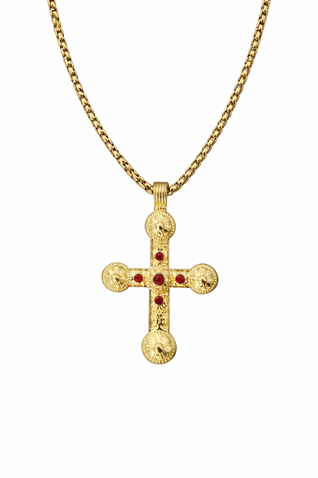 Lucille Cross Necklace
