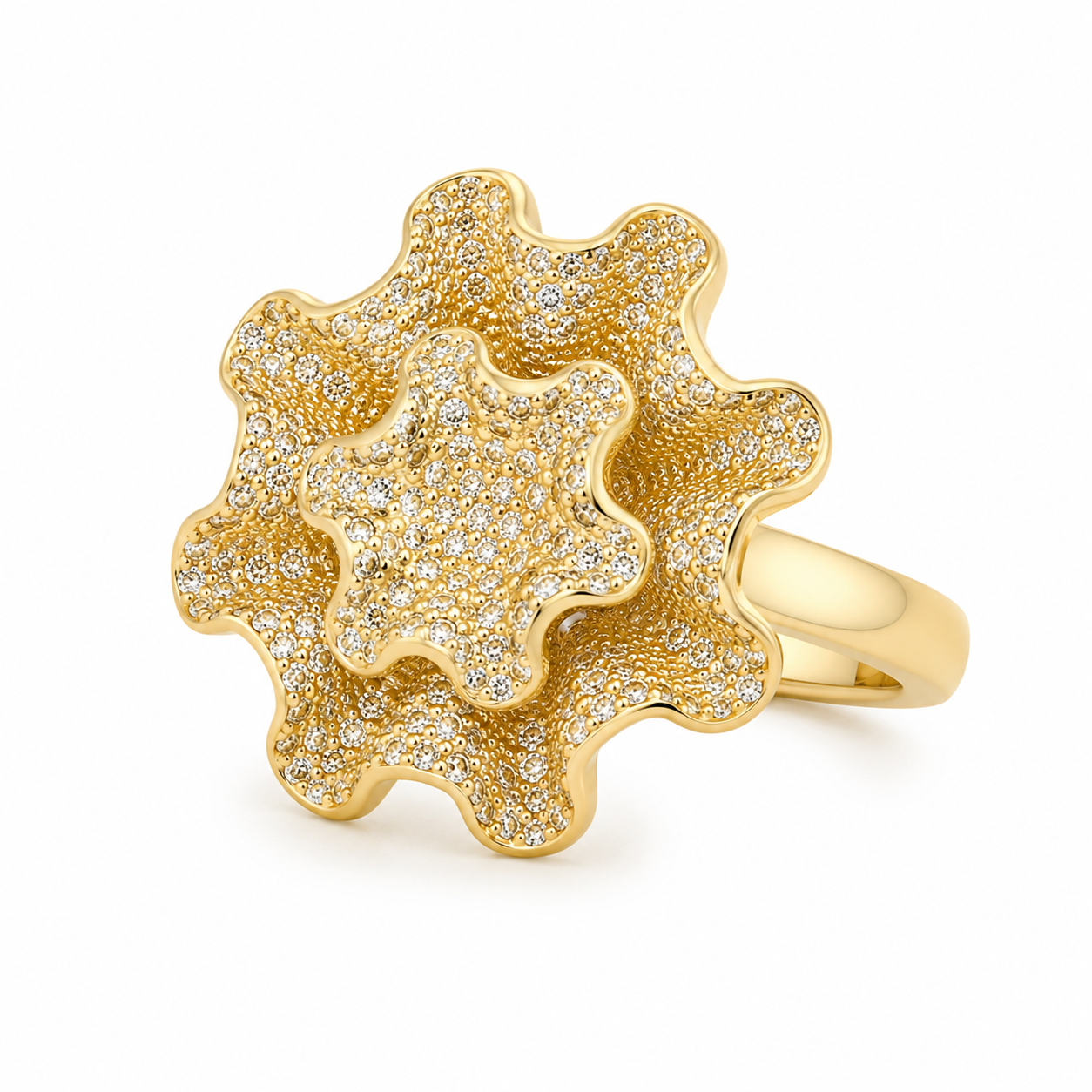 Coral Bloom Ring
