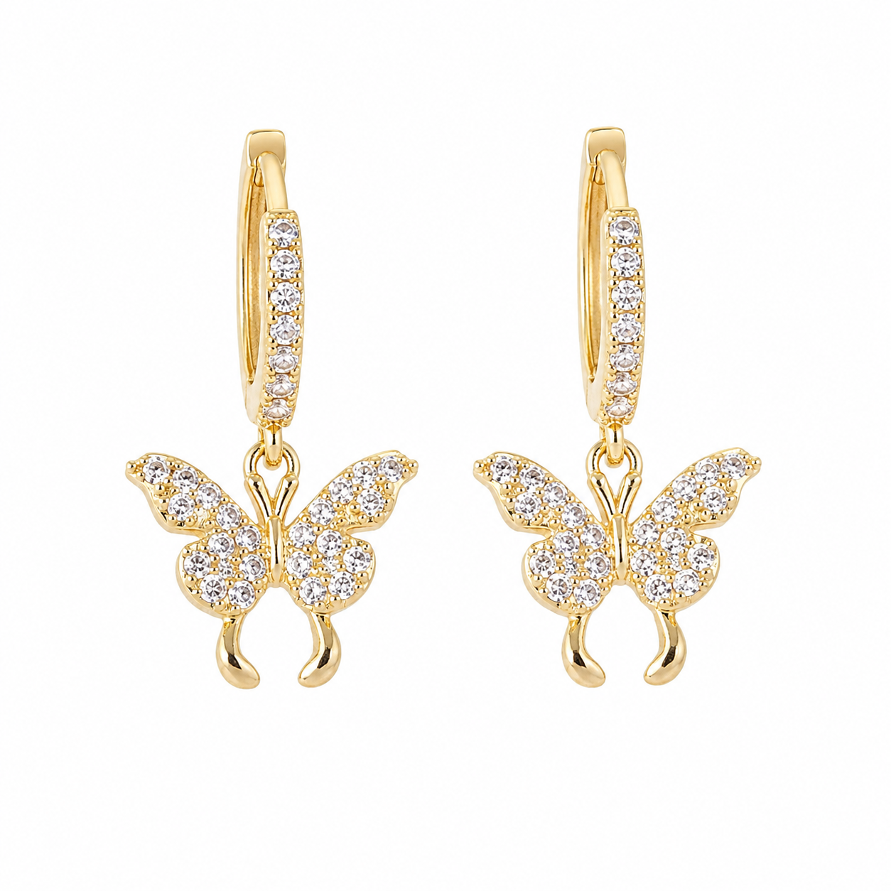 Butterfly Bling Earrings