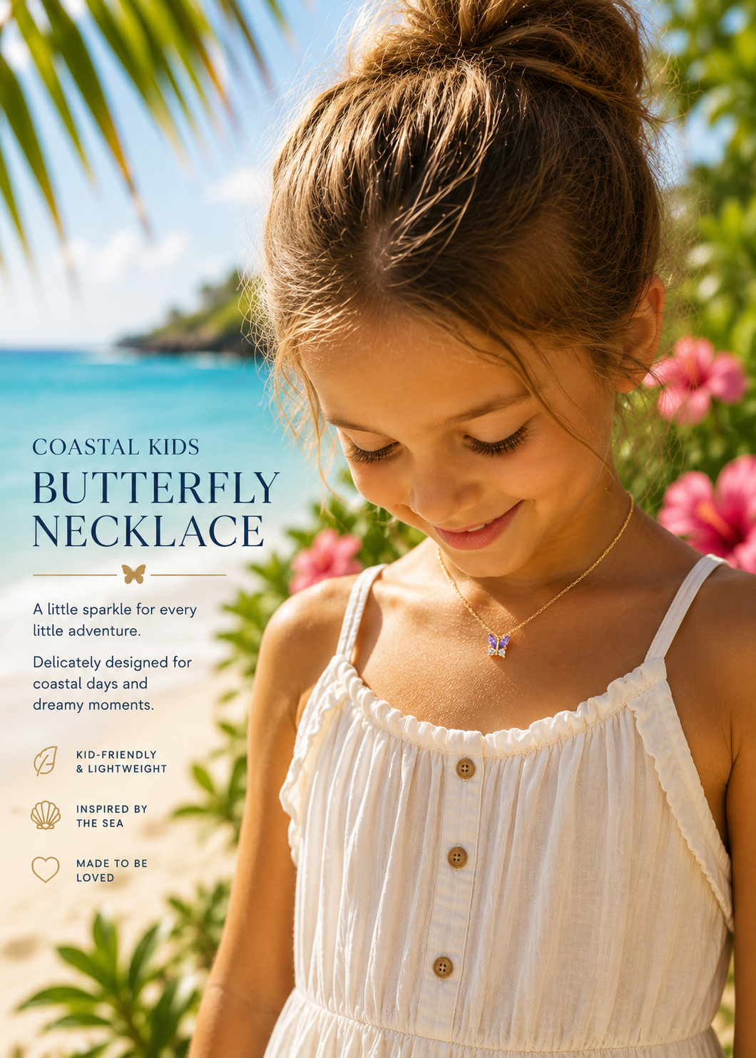 CK Butterfly Necklace