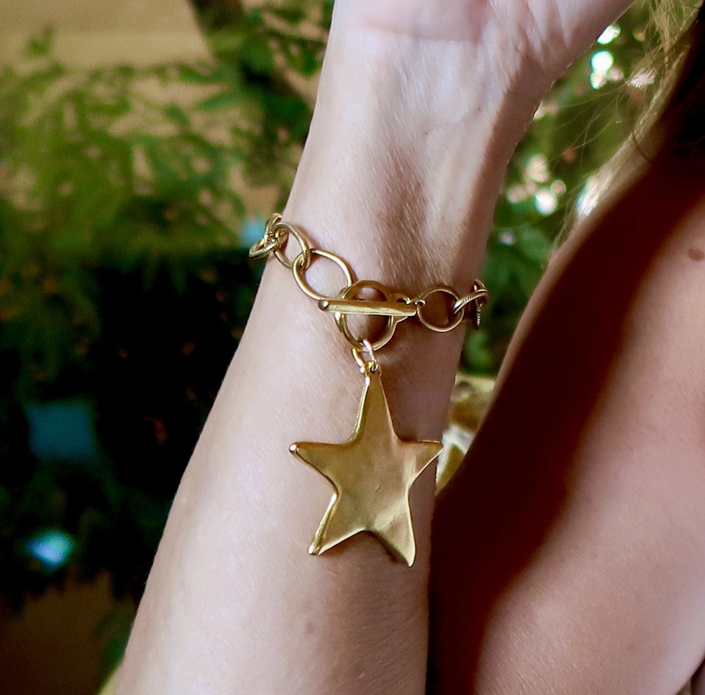 Star Chunky Chain Bracelet