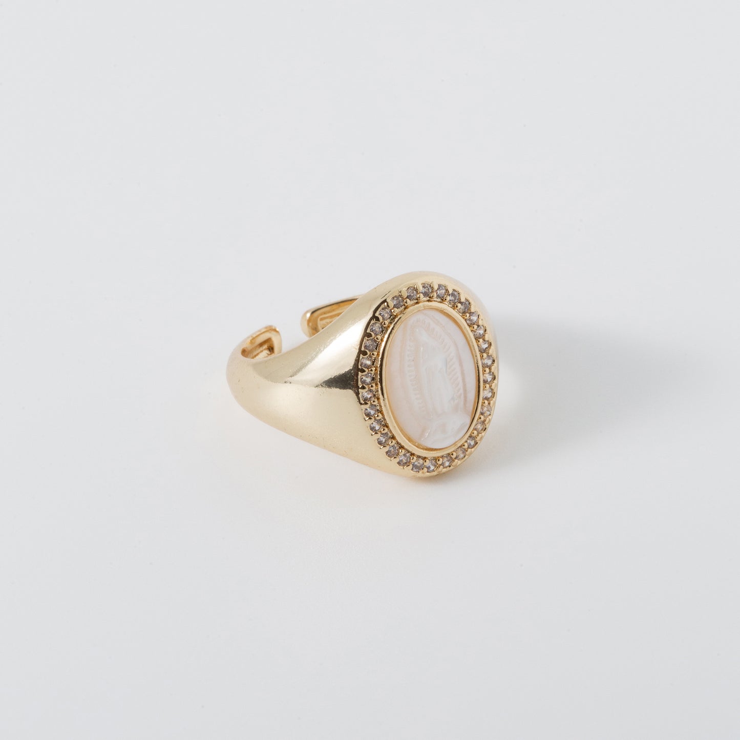 Miraculous Virgin Mary Signet Ring