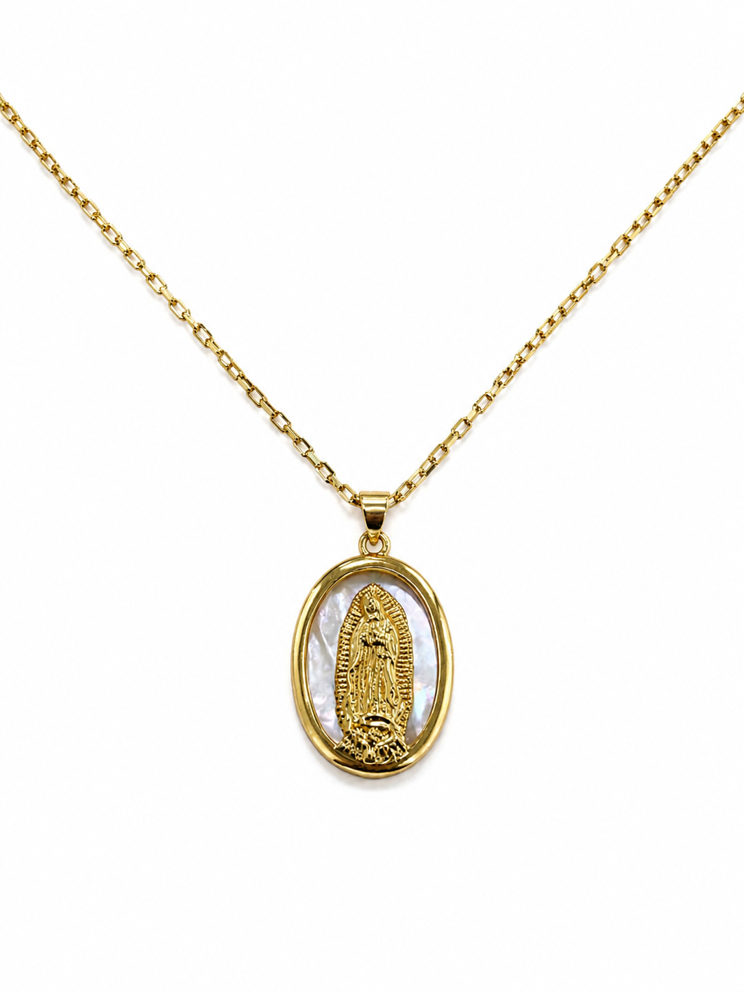 Mother of Pearl Virgin Mary