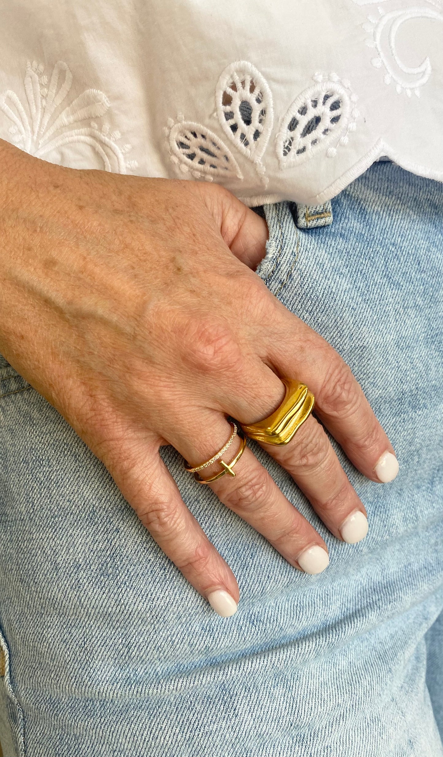 Sweet Grace Cross Ring