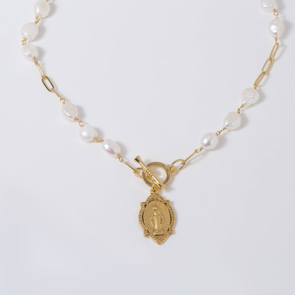 Unique Mary Pendant Necklace