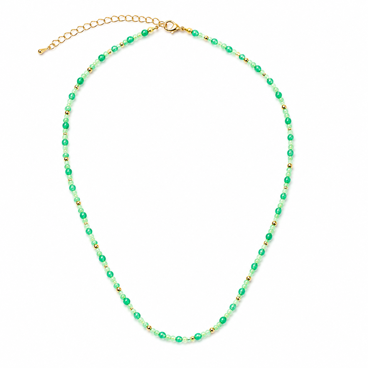 Green Lagoon Island Girl Necklace