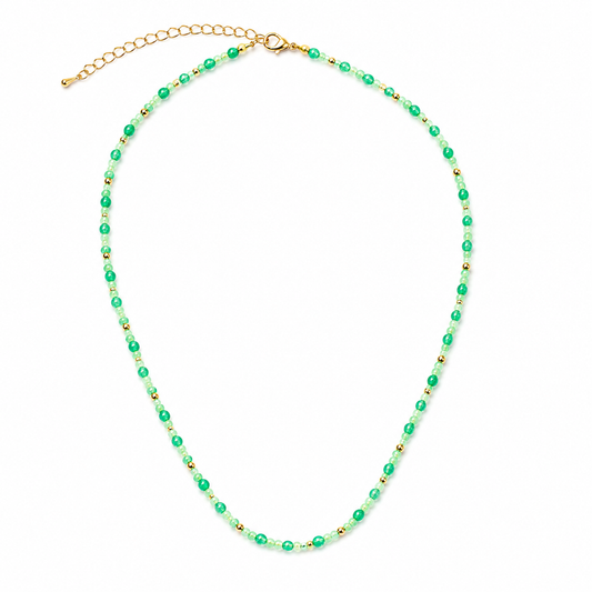 Green Lagoon Island Girl Necklace