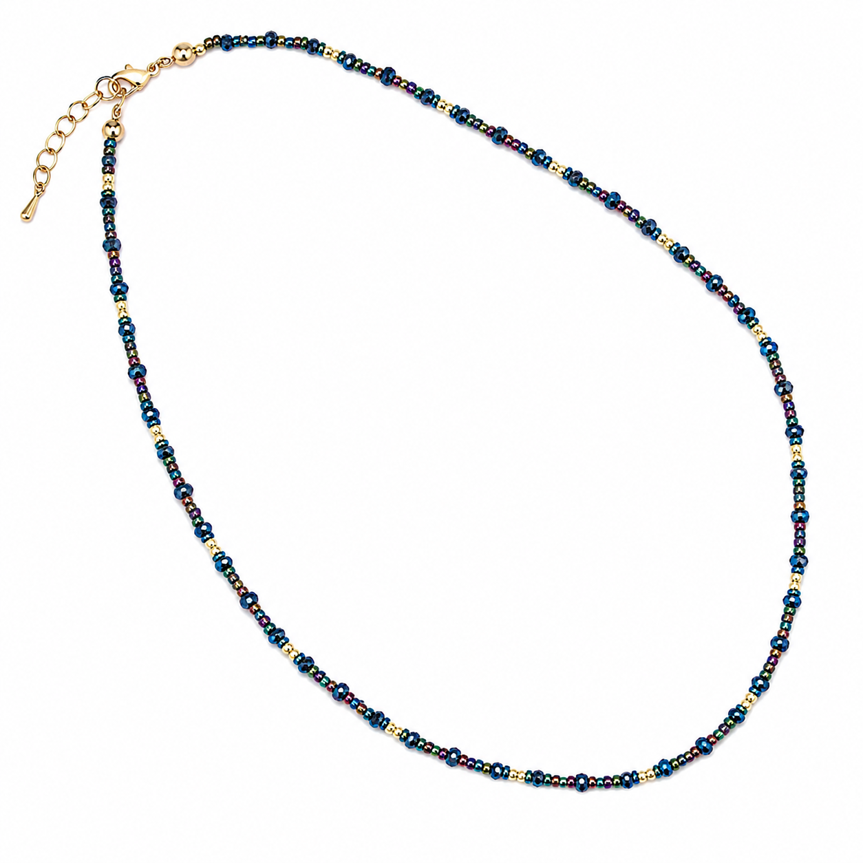 Mardi Gras Island Girl Necklace