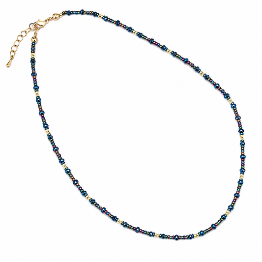 Mardi Gras Island Girl Necklace