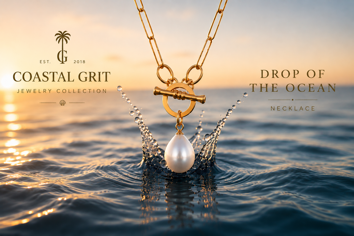 Drop of the Ocean Pearl Necklace