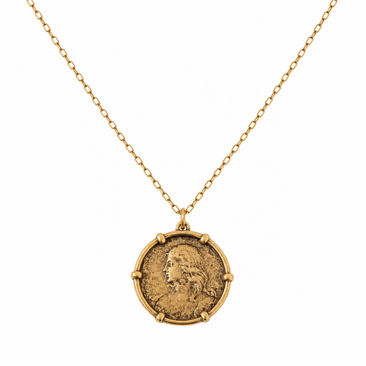 St. Joan of Arc Pendant Necklace
