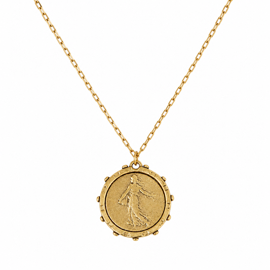 Walking Liberty Pendant Necklace