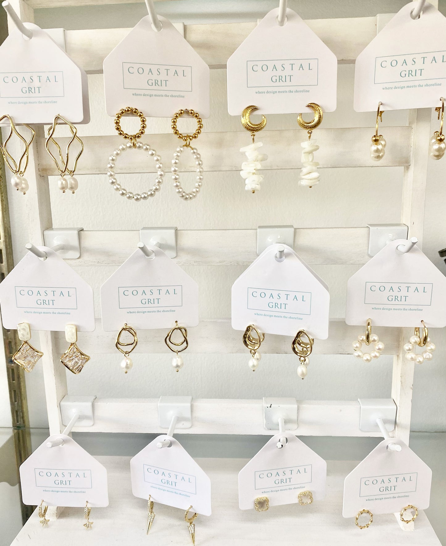 Coastal Grit Earring Display