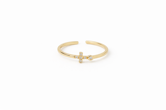 Faith Cross Ring