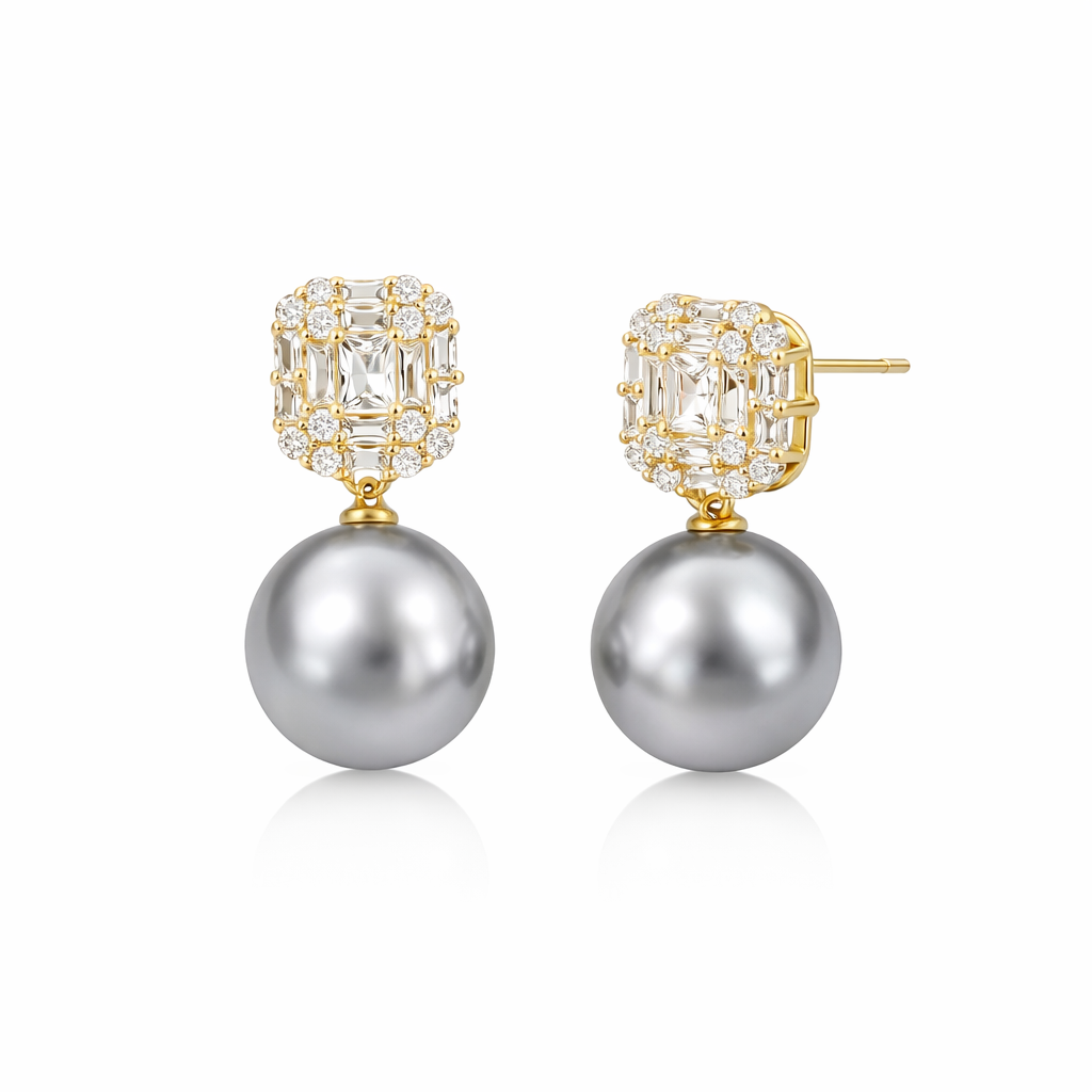 Tide Pearl Drop Earrings