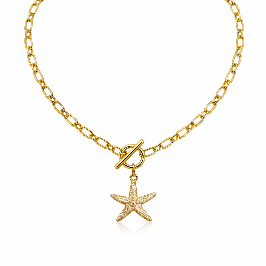 Starfish Toggle Necklace