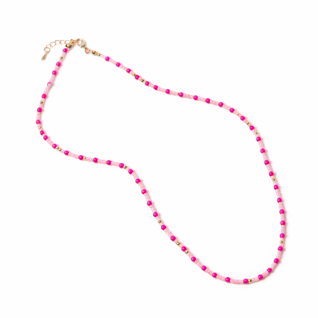 Pink Passion Island Girl Necklace