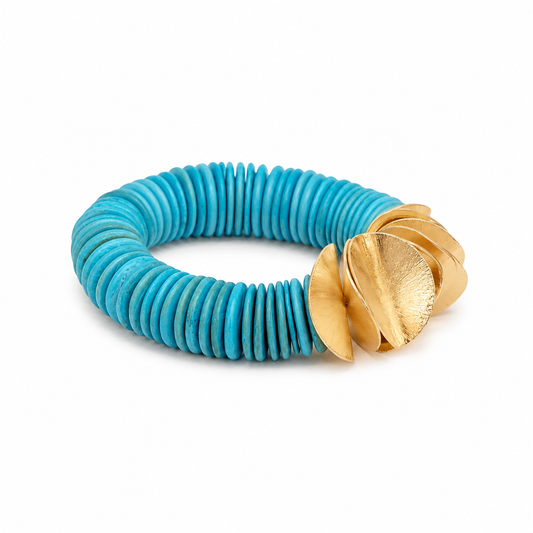 Cote D'Ivorie Light Blue Coconut Wood