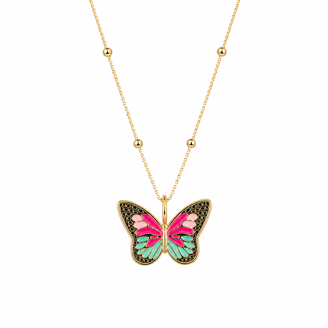 Boho Butterfly Necklace