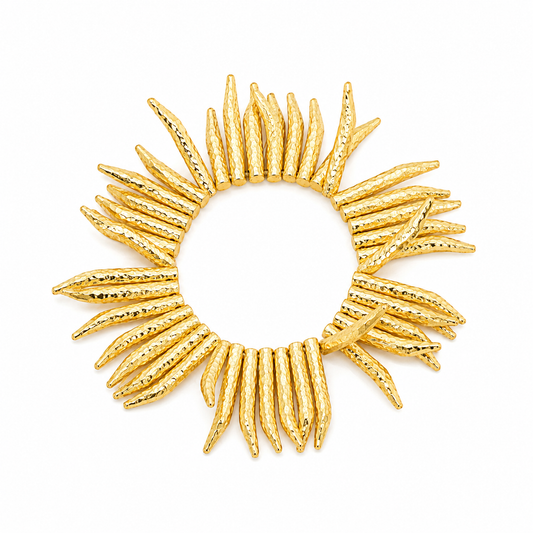 Gold Horn Bracelet