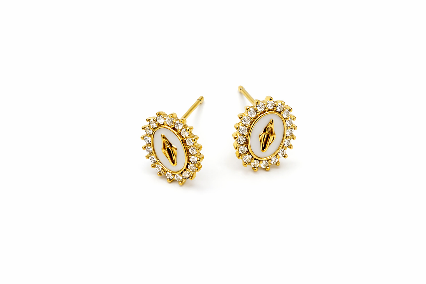CK Our Lady of Lourdes Earrings