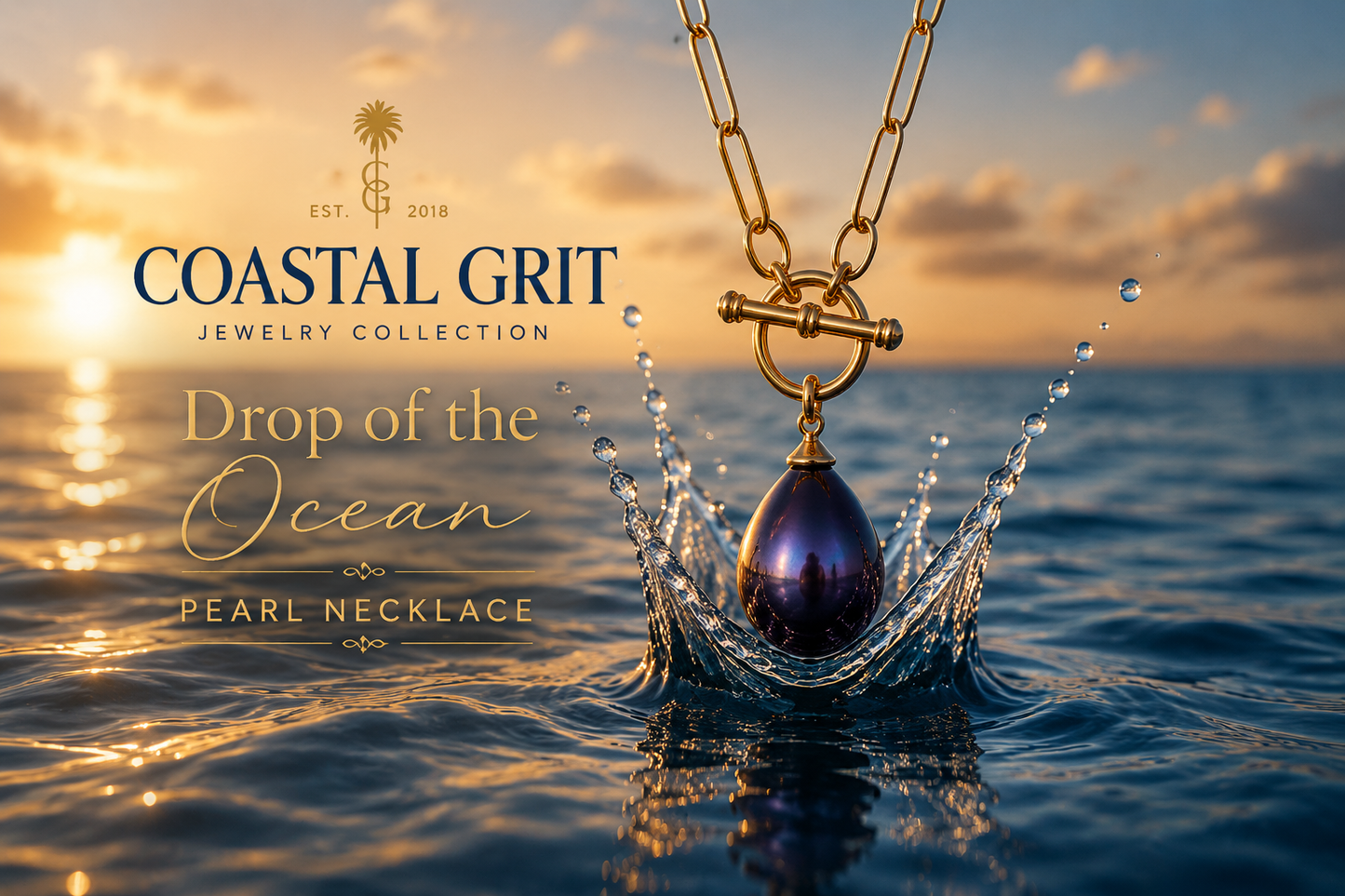Drop of the Ocean Pearl Necklace