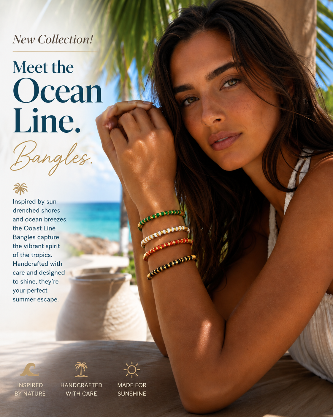 Ocean Line Bangles