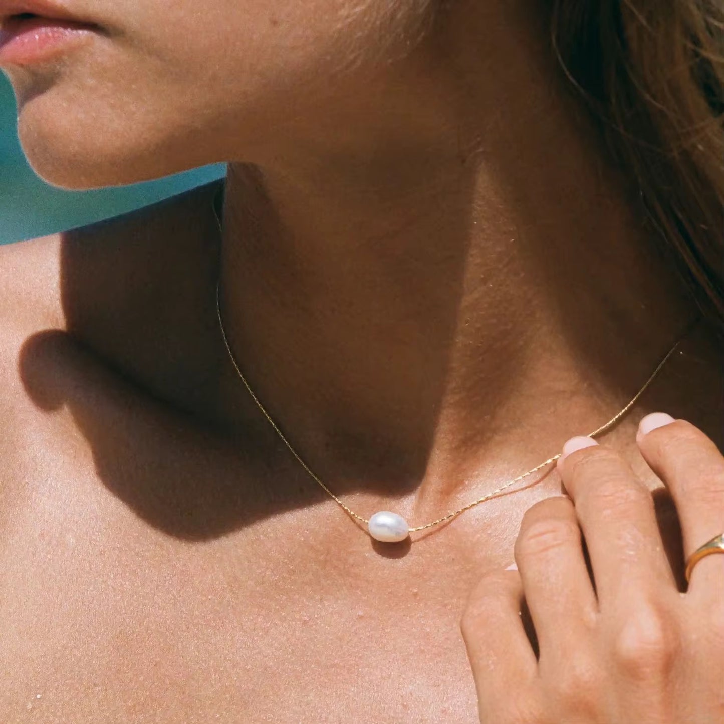 Sole' Luxe Pearl Necklace