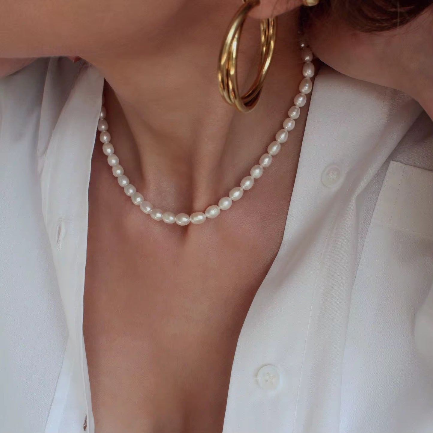 Evelyn Pearl Necklace
