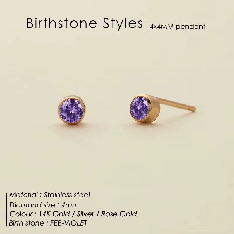 CK Birthstone Earrings