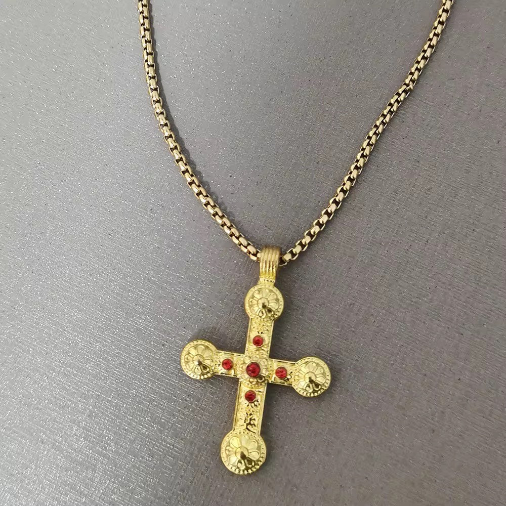 Lucille Cross Necklace