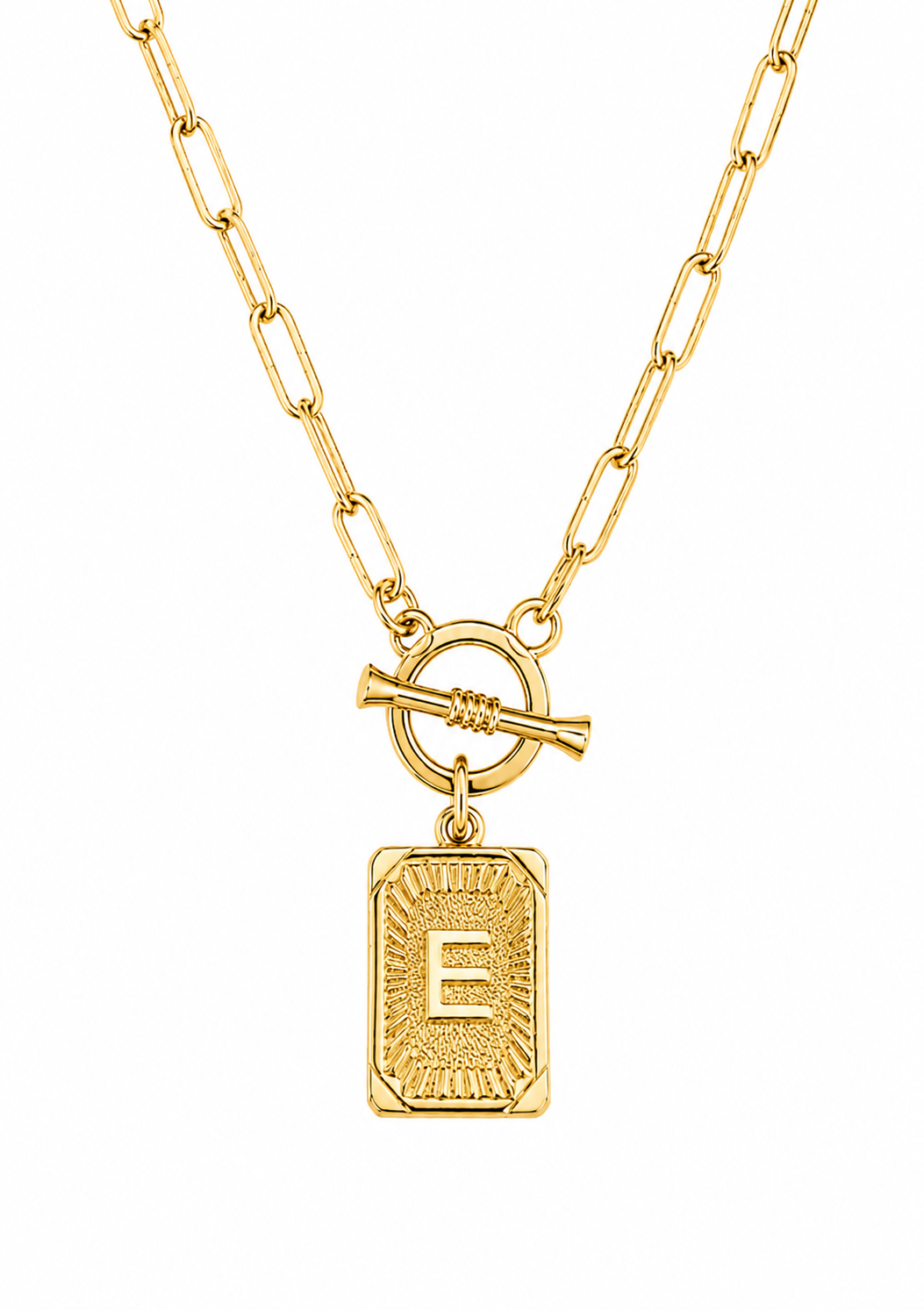 Initial Paperclip Necklace