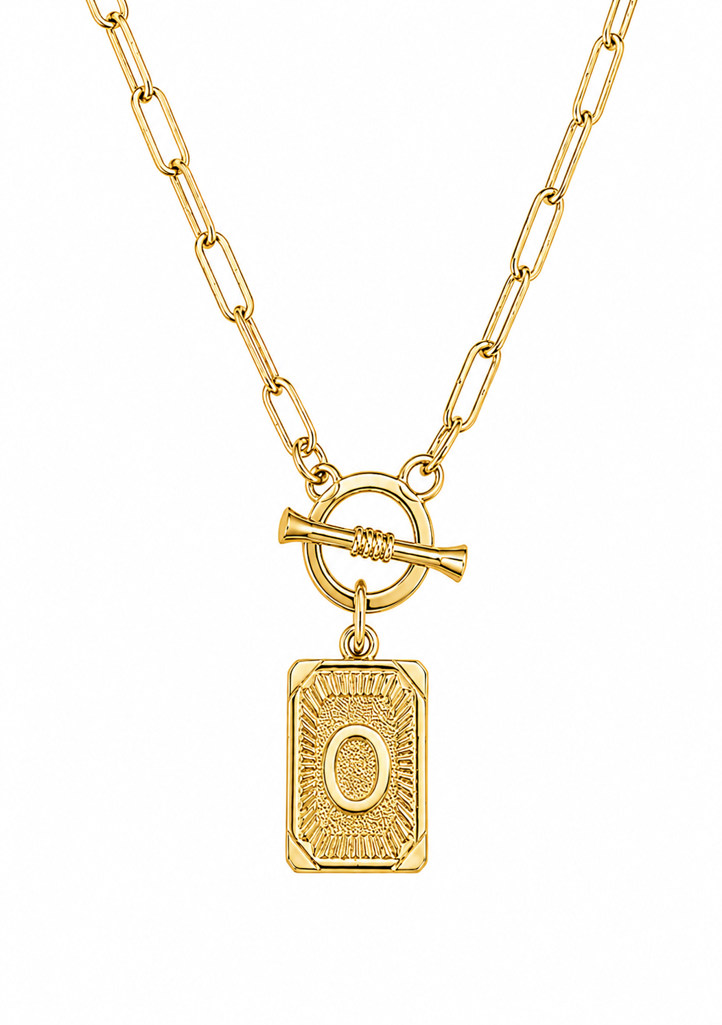Initial Paperclip Necklace