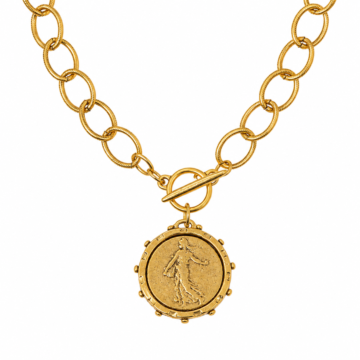 Walking Liberty Pendant Necklace