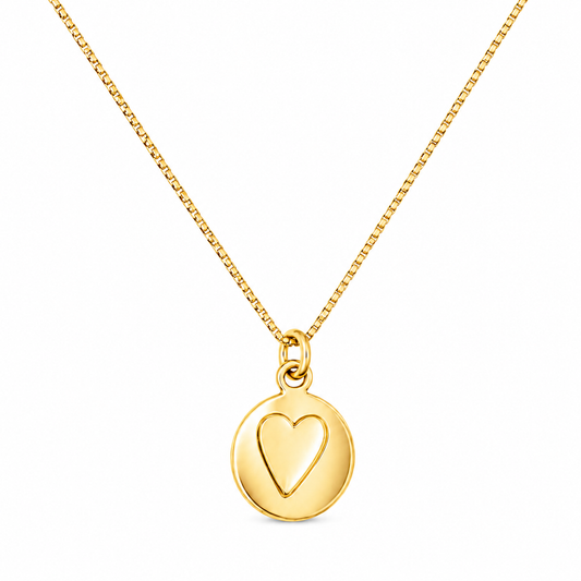 Heart Stamp Necklace
