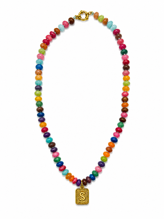 Palm Cove Initial Necklace