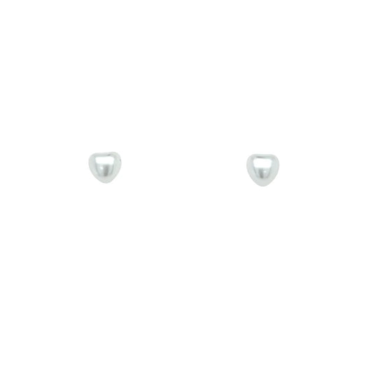 CK Pearl Heart Earrings