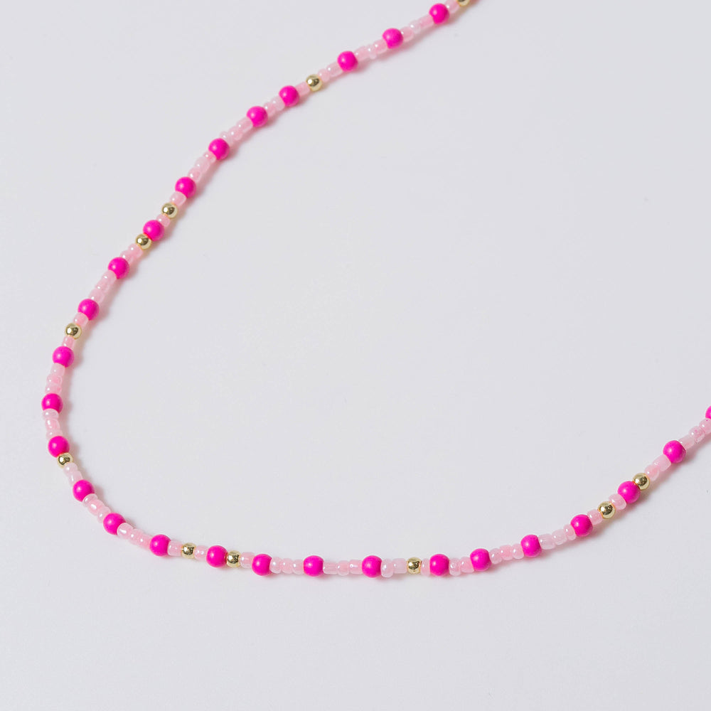Pink Passion Island Girl Necklace