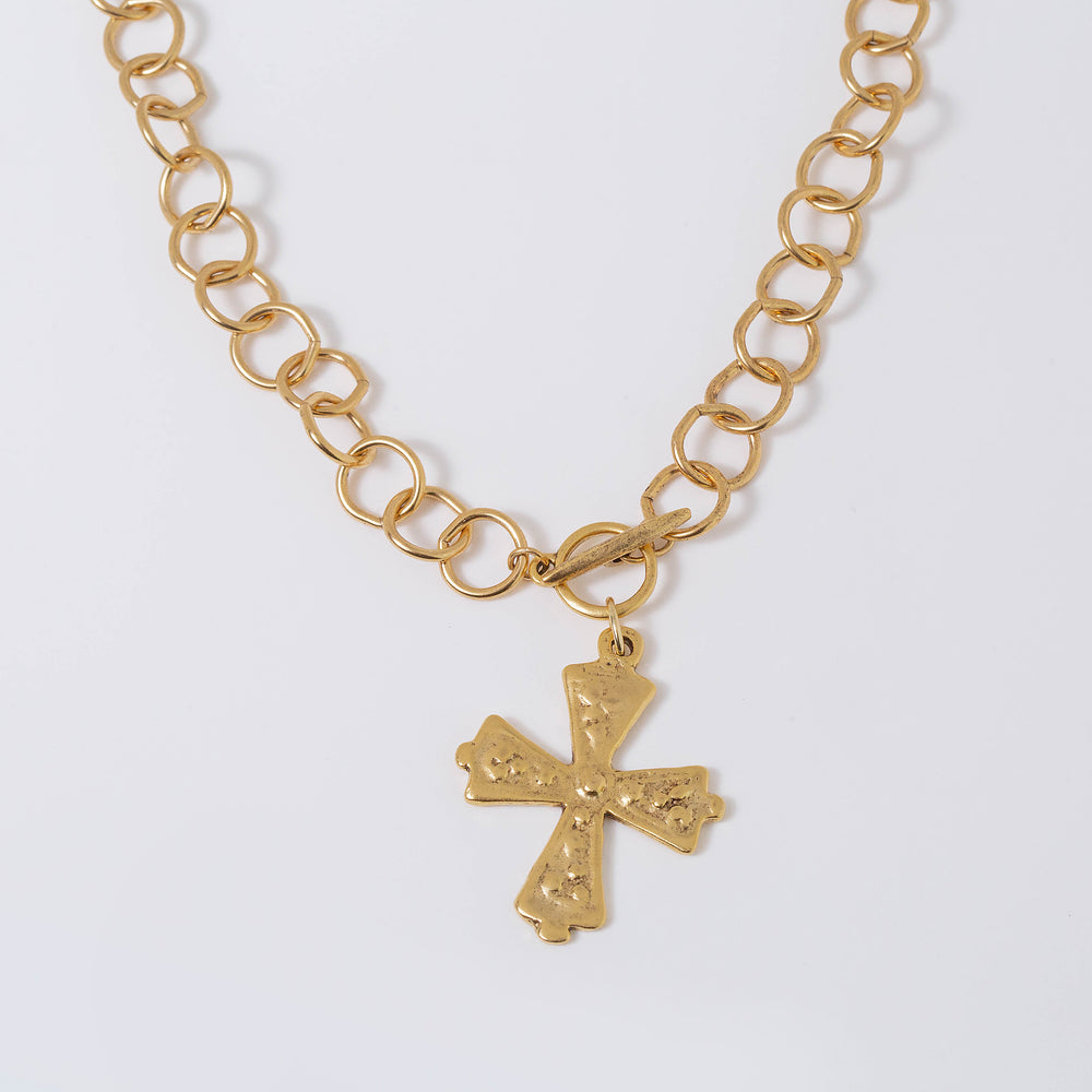 Antique Gold Cross Pedant