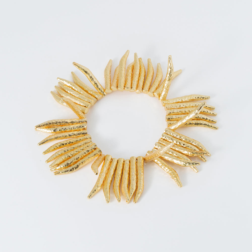 Gold Horn Bracelet