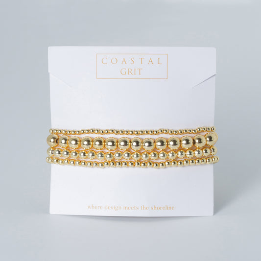 Alexa Gold Beaded