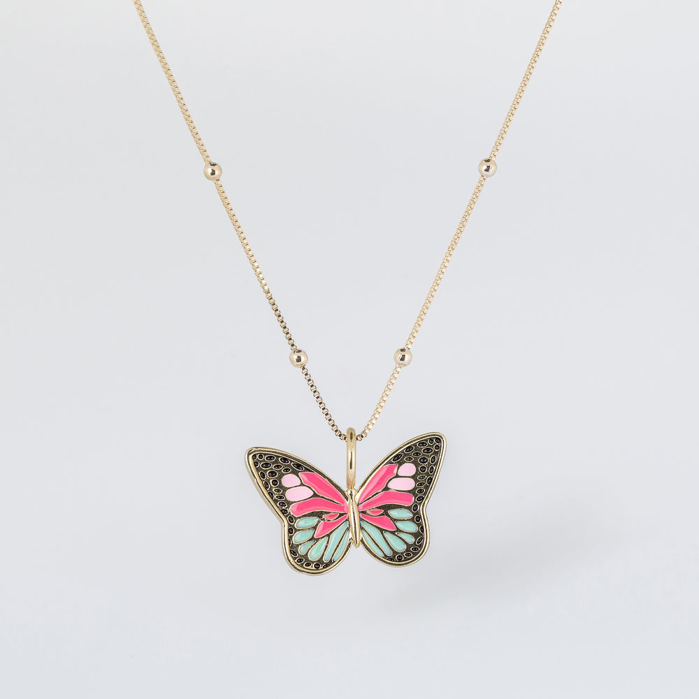 Boho Butterfly Necklace