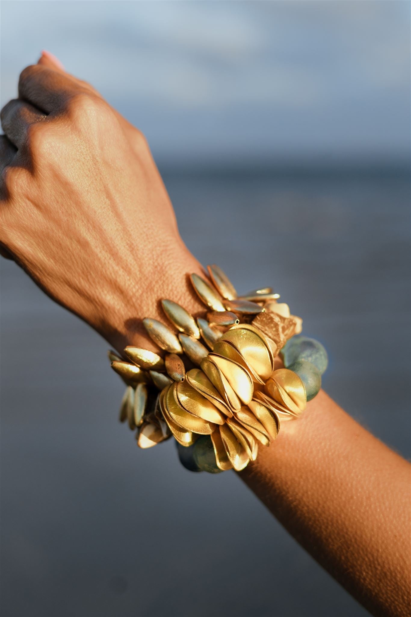 Gold Teardrop Bracelet