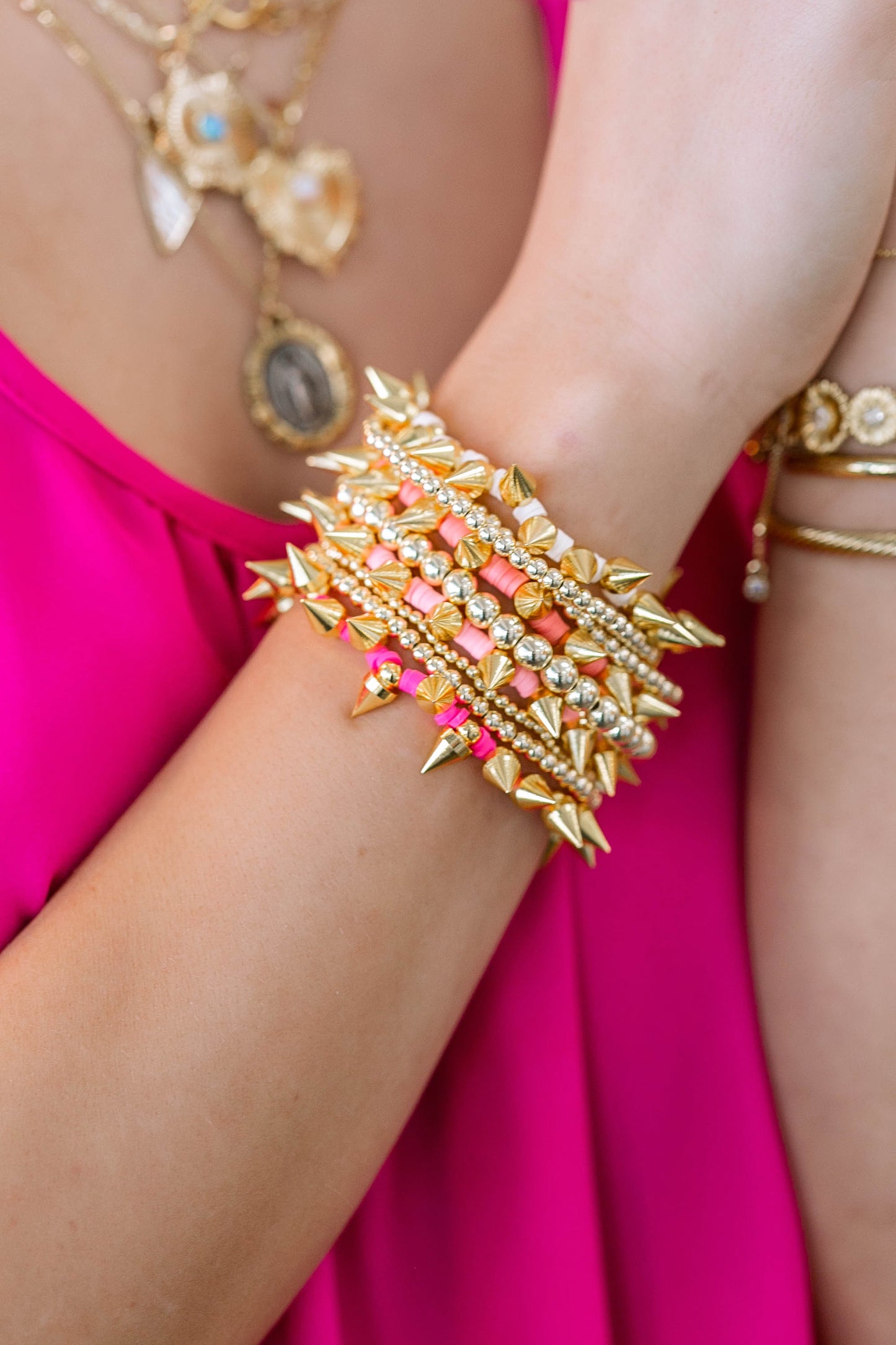 Sunshine Spike Bracelet